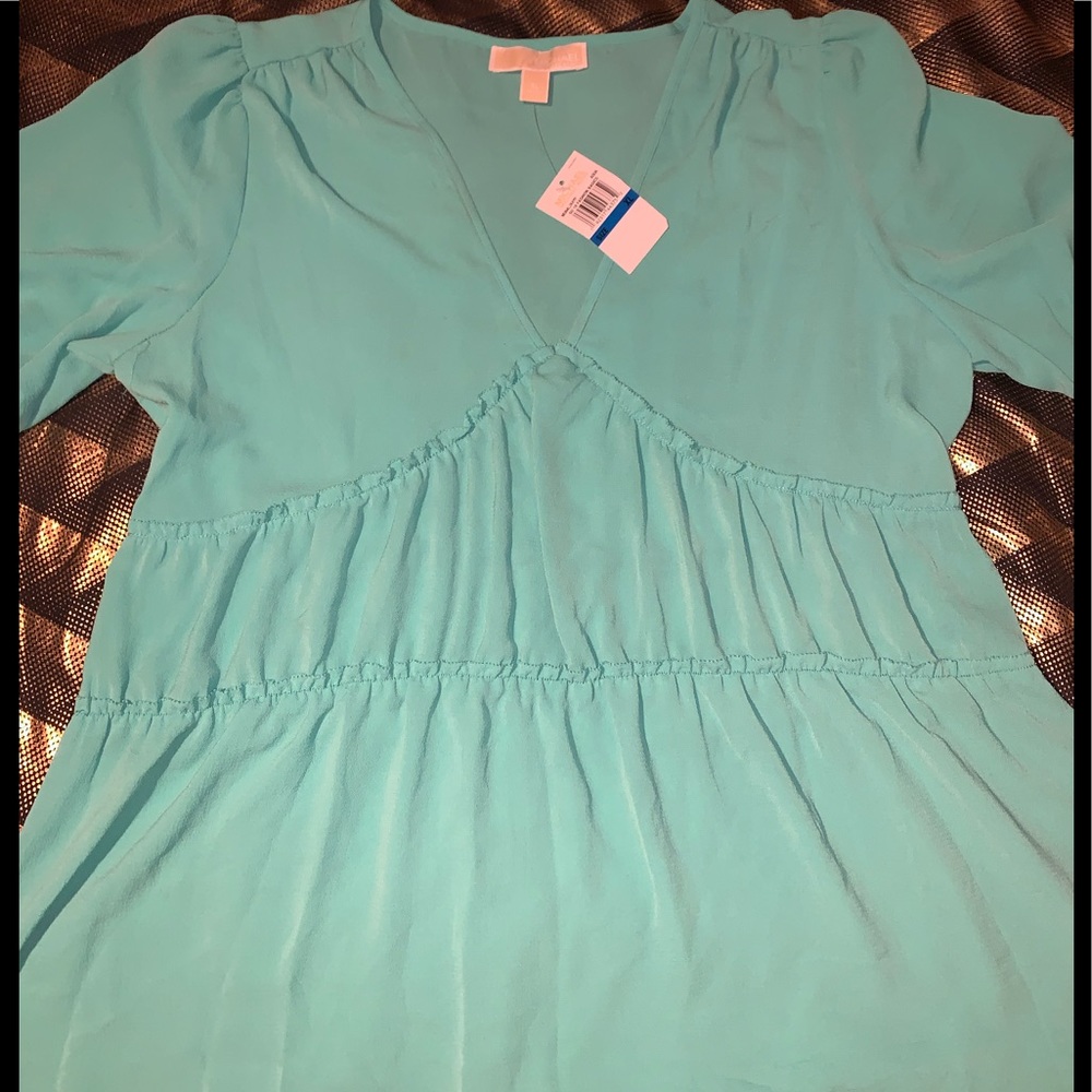 Michael kors short sleeve blouse